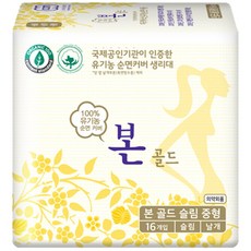 OCBON 本恩 金牌薄款蝶翼衛生棉, M號(25cm), 16片, 1包