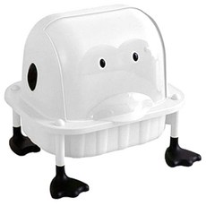 BONOHOUSE 企鵝造型奶瓶晾乾架, 白色