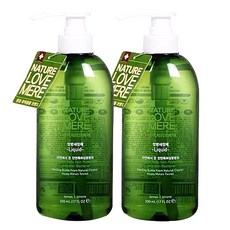 네이쳐러브메레 액상 용기 젖병세정제 레몬향, 500ml, 2개