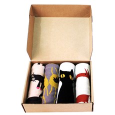 PURE SUNDAY 北歐風插畫廚房毛巾禮盒, C款, 1套