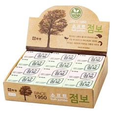화랑 소프트 점보 지우개 200, 혼합 색상, 36개입
