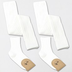 Park Goon 孩童羅紋長襪 2雙