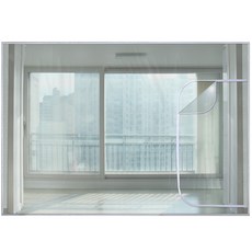 dashop 三重空氣帽陽台式拉鍊式防風擋風板, 1組