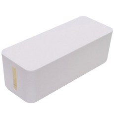 MEITOKU 멀티탭정리함, 1개, 화이트