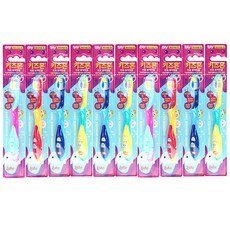 Raho Kidsmon 幼兒牙刷 10p 隨機發貨, 隨機出貨, 1組, 10支