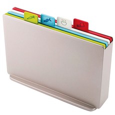 Joseph Joseph 索引雙面砧板組, 1組, 砧板4入+收納盒