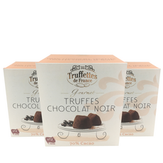 Truffettes de France 可可黑巧克力松露, 80g, 3盒