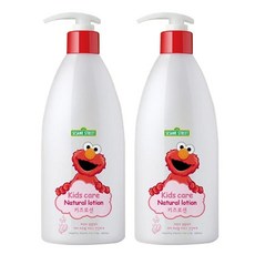 세서미 스트리트 키즈케어 내추럴 바디 로션, 2개, 380ml