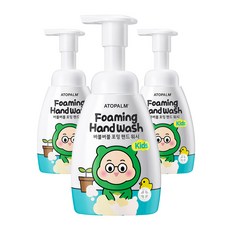 아토팜 키즈 포밍 핸드 워시, 프로기, 3개, 240ml