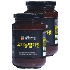 숲속의아침 유기농 딸기잼, 500g, 2개