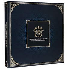 大型活頁夾經典相簿, 藍色(黏貼式白底內頁), 50張