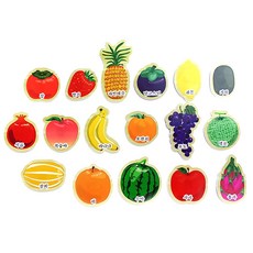 momsboard 水果造型磁鐵組, 1組, 17個