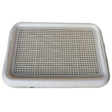 Jjeoni 寵物用網狀清潔墊 T1, 白色的