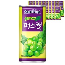 해태음료 썬키스트 머스캣, 175ml, 30개
