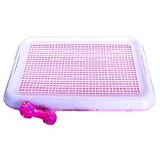 Jjeoni 寵物用網狀清潔墊 T1, 粉色的