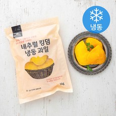 네추럴킹덤 페루산 과일 애플망고 (냉동), 1kg, 1개