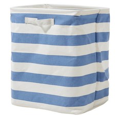 ROOM&HOME 線條置物籃, 藍色, 1個