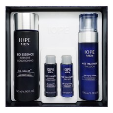 IOPE 艾諾碧 男士保養品特別組 4件組, 精華液(145ml)+乳液, 1組