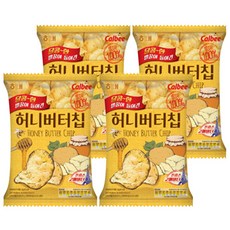 HAITAI 海太 蜂蜜奶油洋芋片, 60g, 4包