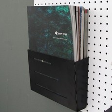 takongpan 洞洞板配件方形收納盒 S, 黑色, 1個