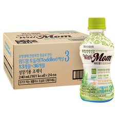 위드맘 토들러 액상분유 3단계 240 ml, 240ml, 24개