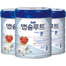 앱솔루트 오리지널 본 분유 1단계, 750g, 3개