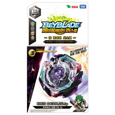 베이블레이드 버스트 B-74 스타터 크라이스 사탄 2G Lp 배틀팽이, 혼합 색상, 1개