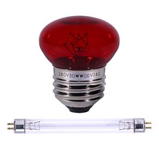 紫外線燈管+紅外線燈泡, 1組