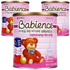 베비언스 프렌치 프리미엄 퍼스트밀 분유 3단계, 800g, 3개