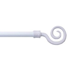 [Maison Textile] Slim Wind 窗簾桿 25mm, 白色