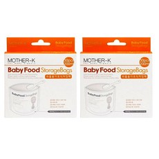 마더케이 일회용 이유식 저장팩 200ml, 30매, 2개