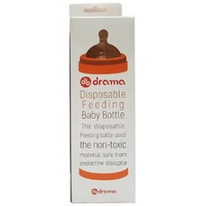 drama Y型奶嘴瓶+奶瓶袋 10入, 橘色