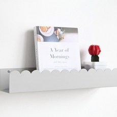 타공판닷컴 구름선반 인테리어 타공판 S 30 x 5 cm, 1개, 라이트그레이