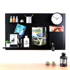 takongpan 室內裝飾圓形洞洞板 300 x 500 mm, 1個, 黑色