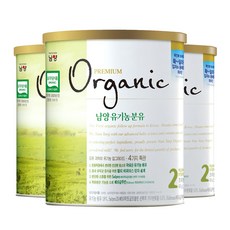 남양유업 유기농 마더스오가닉 분유 2단계, 3개, 400g