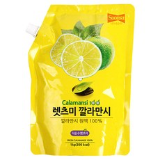 더순수렛츠미 깔라만시 원액, 1kg, 1개