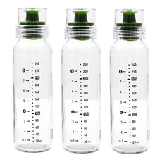 Glasslock 油瓶 綠色, 240毫升, 3片