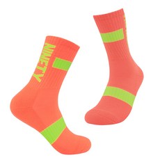 나인티플러스 다이나믹 하프 삭스 17052, 형광주황, 1개