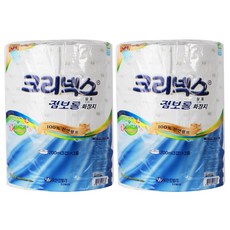 크리넥스 3겹 점보롤 200m, 3롤, 2개