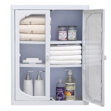 stopia 透明浴室櫥櫃, 1個, 白色