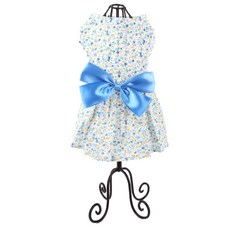 Dog-i 寵物狗花朵裙, 藍色