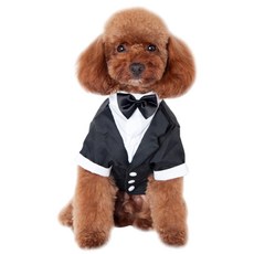 ZEZEPET 基本款寵物燕尾服, 混色, 1個