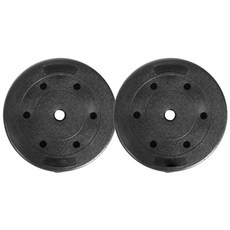 이고진 PE 블랙원판 바벨, 7500g, 2개