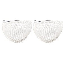 나인에프엑스 아동용 기모 방한마스크 XS, 1개입, 2개, 화이트