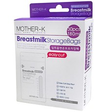 마더케이 일회용 이지컷 변온 모유저장팩 180ml, 30매, 1개