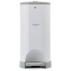 magikan 尿布專用腳踏式垃圾桶 M250NDSW, 白色, 16L