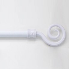 [메종텍스타일] 커튼봉 슬림윈드 25mm, 화이트