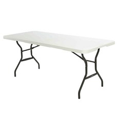 LIFETIME 반접이식 경량 테이블, 화이트