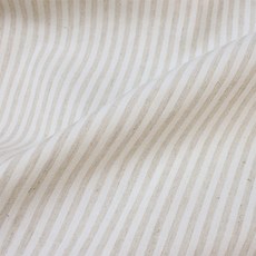 條紋亞麻布 4mm, 米色