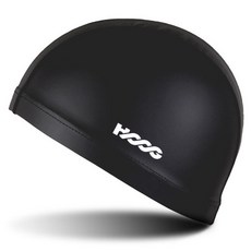 HOOG 兒童聚氨酯塗層泳帽 SUC239, 黑色, 1個